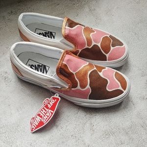 VANS Classic Slip-On Sneaker Custom Size 7 + Tote
